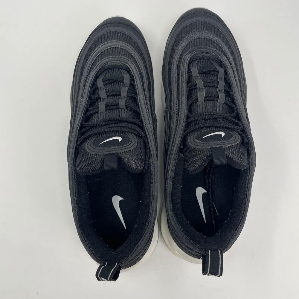 Nike Air Max 97 Sneakers Men 11 Black Reflective Running Retro Iconic 921826-001 - Picture 6 of 10